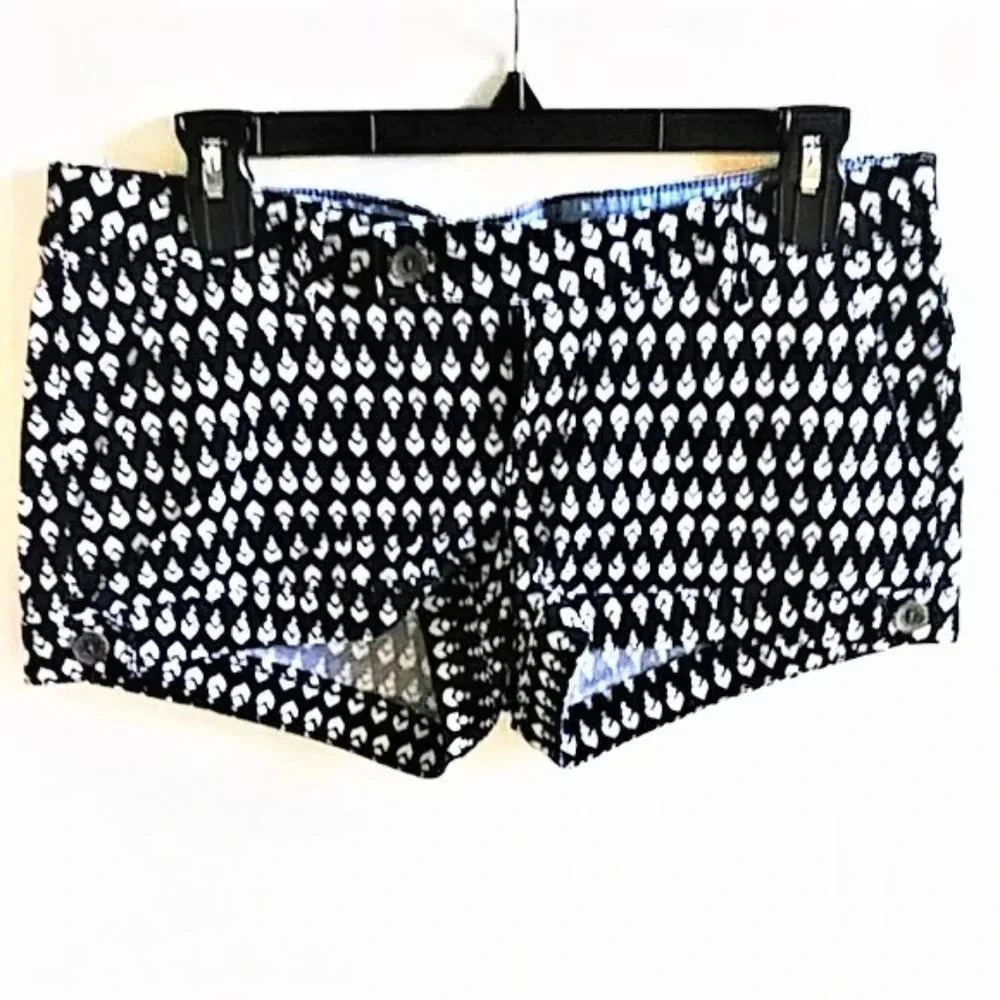 So Print Cotton Shorts